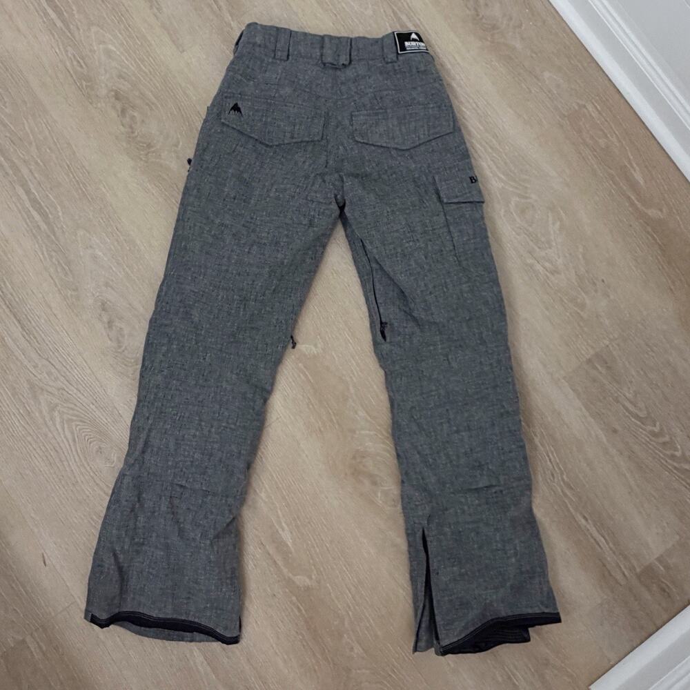 Women’s Burton Exile Cargo Snowboarding Ski Pants Gray Size XXS - Picture 6 of 8